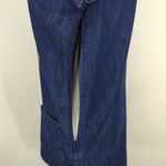 Forever 21 Forever 21 Womens Denim Dress Short Sleeve Lace-Up Pockets Side Zip Dark Wash S Photo 5