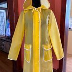 Hunter NWOT- Yellow Hooded Rain Coat Photo 0