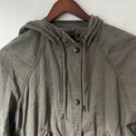 American Eagle Outfitters Zip Up Button Hooded Anorak Jacket Green Size XS ♣️ Photo 1
