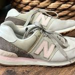 New Balance  574 Gray Pink Size 7.5 Photo 0