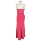 Adrianna Papell  Satin Crepe Cowl Neck Gown in Spring Rose Pink Size 6 Photo 11