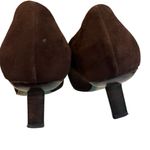 Bruno Magli Two Tone Suede Leather Dress Pump Blue Size 7 Photo 8