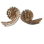 Vintage Rhinestone Ear Climber Clip Earrings – Statement Glam Silver Photo 1