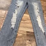 Risen  LOS ANGELES JEANS SIZE 15/32 BLUE DENIM HIGH RISE DISTRESSED JEANS #247 Photo 8