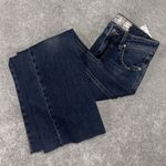 Free People Rita Cropped Flare Stretch Jean Mid Rise Frayed 24 x 26 Preowned NWT Photo 1