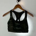 Athleta  Green Camo Sports Bra Size Small Photo 0