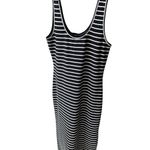 En crème navy and white stripped‎ dress, M Size M Photo 4