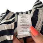 Equipment x Kate Moss Women’s XS Black Stripe 100% Silk Button Down Minimalist Photo 6