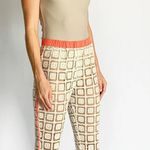 ANIM Women's Prea Cotton Crochet‎ Flared Pants In Multi size Small $318 Orange Photo 0