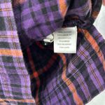 Krazy Kat Purple Orange Plaid Halloween embellished Button Down Shirt XXL bats Photo 11