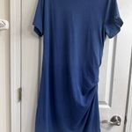 Gap  Blue Casual T-Shirt Dress Photo 1