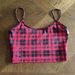 Beach Riot Libby Plaid Print Sports Bra in Merry Plaid, Size X-Large, $88 Photo 9