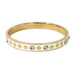 Kate Spade White “Spot the Spade” Studded Bangle Photo 3