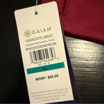 Gaiam  Maroon Zip-Up Sweater Photo 2