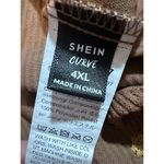 SheIn MOD Plus Floral Print Sweetheart Neck Lantern Sleeve Dress Sz 4XL in apric Photo 2