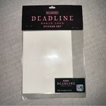 BLACKPINK 16 OFFICIAL DEADLINE TOUR Baseball Jersey NEW size XL w sticker Pack Black Photo 15