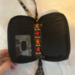 Vera Bradley  Black and Purple Floral Wristlet Photo 1
