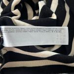 Mango  Black and White Striped Tank Top Photo 4