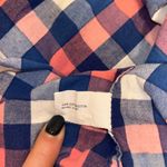 Gap Snap Button Down Short Sleeve Plaid Top XL Photo 5