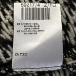 Marc Cain Houndstooth Tweed Wool Black White Button Down Dress Photo 5