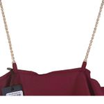 VERO MODA NWOT  Women’s Fig Purple Tank Top w/ Crystal Spaghetti Straps Size XS Photo 4