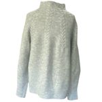 Topshop  Gray Cable Knit Sweater Mock neck pullover size XS Extra Small Photo 3