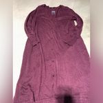 H by Halston  long sweater button up dress Photo 1