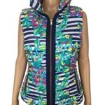 Lilly Pulitzer  syd quilted puffer vest M Photo 0