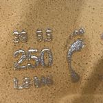 Birkenstock Birki's Aziza Yellow & White Two Strap Slides Sandals 39 8 Narrow Photo 5