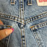 Bongo Vintage button fly denim jean shorts big logo on back size 3 Photo 9