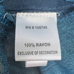 Pyramid Collection Embroidered Renaissance Maxi Dress Size L Blue Bust Tie Goth Size L Photo 9