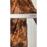 Cato Woman 22/24W Boho Paisley Blouse Brown Lace Burnout Cowl Neck Sequins Y2K Size undefined Photo 4