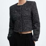 Mango Pocket Tweed Jacket Photo 1