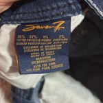 Seven7 Dark Blue Denim Shorts Photo 3