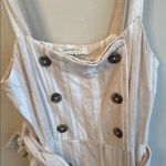 Forever 21  Beige and White Striped Dress Photo 2