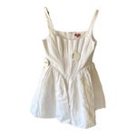 STAUD landscape Corset Fit Flare Mini Dress Size 12 Photo 4