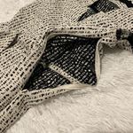 Natori Josie  Raindrops Tie Front Sheath Dress in Black White Size 2 Photo 6