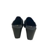 sbicca SIBICCA Of California Women’s Wooden Heel Studded Braided Black Clogs Size 8 Photo 1