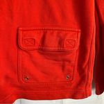 Ralph Lauren  Jeans Co Orange Hoodie‎ Women’s Size Small Full Zip Cotton Normcore Photo 4