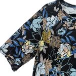 LOGO By Lori Goldstein LOGO by‎ Lori Goldstein Georgina Asymmetrical Hem Floral Midi Dress Size XL Photo 6