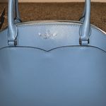 Kate Spade  NWT medium dome satchel saffiano leather baltic sea blue color purse Photo 2