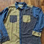 Urban Outfitters  Mixed Plaid Dress Shirt S Sold out Online Photo 4