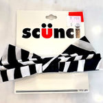 Vintage Scunci Black White‎ Bow Hair Clip NWT 90s Funky Y2K Photo 0