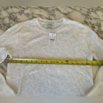 J.Crew NWT Women's White Beach Sweater Crew Neck Pullover Coastal Casual Sz XXS Photo 4
