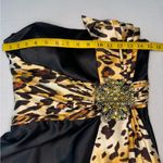 Cinderella  Elegant Black and Leopard Print Gown SIZE Photo 10