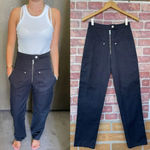 Isabel Marant Etoile Phil zip Patch Pocket Pant Size 34 US6 Faded Night Photo 0