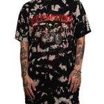 Affliction Women’s AC Moto Flag T-Shirt Mini Dress Size Small Photo 0