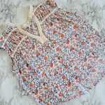 Lucky Brand  floral blouse size small Photo 0