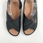 Madewell Maeva Black Leather Chunky Platform Crisscross Sandals Shoes womens 9 Photo 5