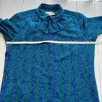 Pendleton Country Sophisticates Button Down Stripes and Floral Shirt Size 16 Blue Photo 9